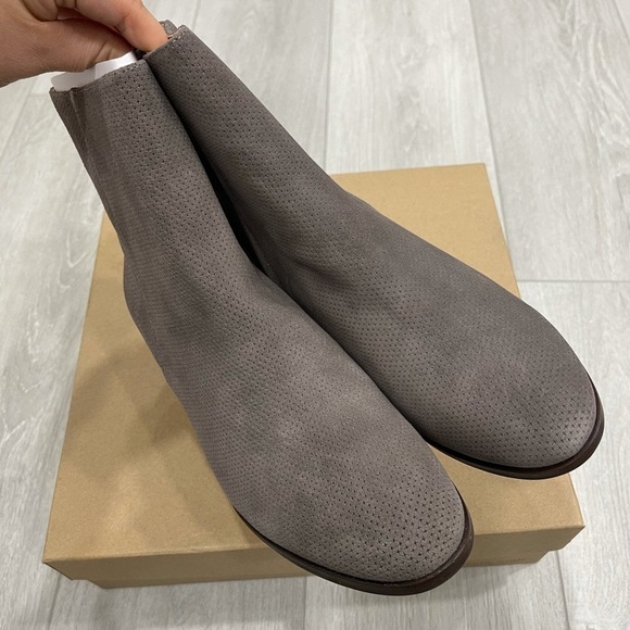 Gentle Souls Blaise Wedge Bootie 2 Concrete 9 - Picture 3 of 9